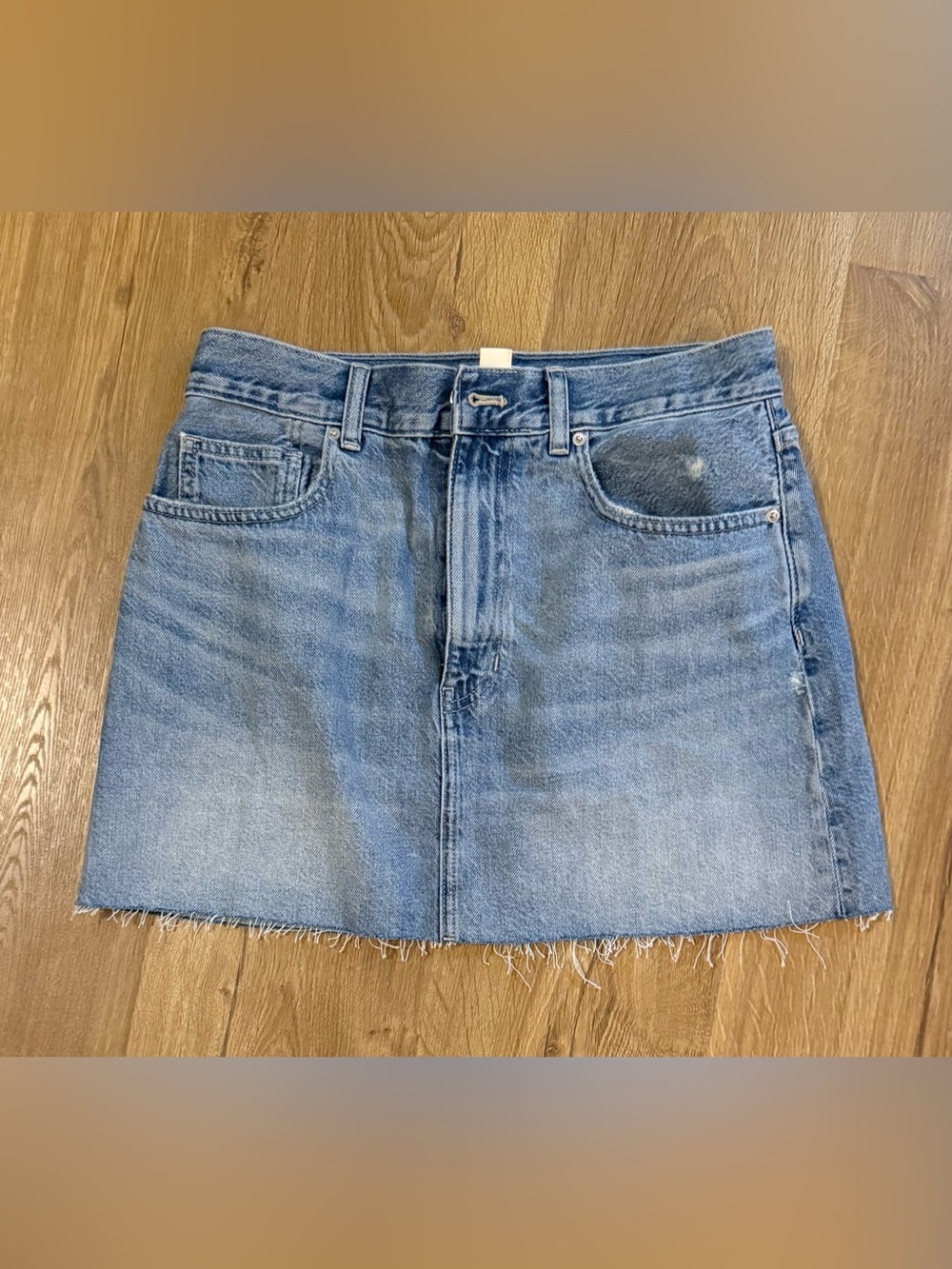 NWT, Madewell Denim mini skirt, size 27